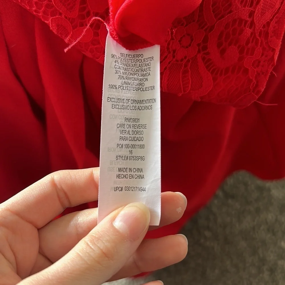 Girls red dress!